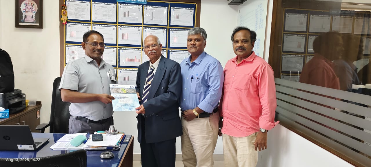 Mr V Anbarasan, Plant Head - HWF, Sundaram Fasteners Limited, Pondichery